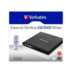(98938) VERBATIM GRABADORA Y LECTOR EXTERNO DE CD/DVD SLIMLINE