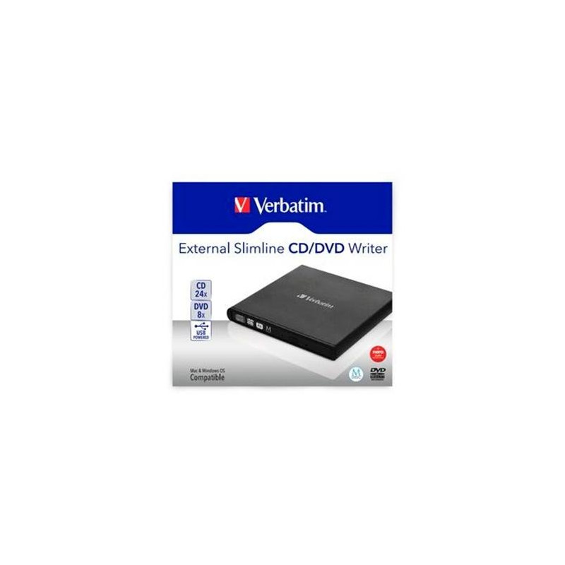 (98938) VERBATIM GRABADORA Y LECTOR EXTERNO DE CD/DVD SLIMLINE