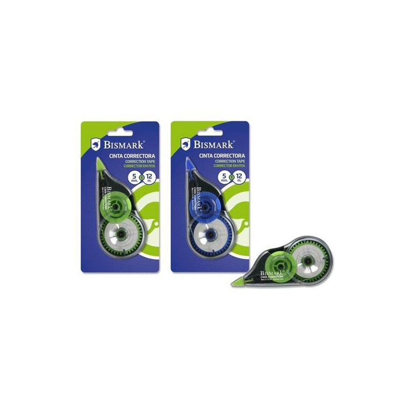 (317276) BISMARK CINTA CORRECTORA 5MMX12M BLISTER