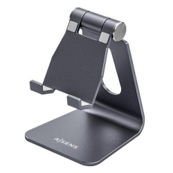 (MS1PM-083) AISENS SOPORTE DE SOBREMESA TAMAÑO M AJUSTABLE (1 PIVOTE) PARA MOVIL / TABLET, GRIS