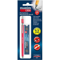 (PM035300) PORTAMINAS MAXIM 2.0 HB + CAJA DE MINAS BLÍSTER