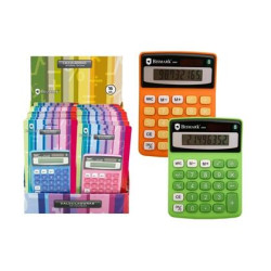 (315448) BISMARK CALCULADORA 8 DIGITOS COLORES SURTIDOS