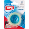 (11167) APLI CINTA ADHESIVA CRYSTAL 33M X 19MM PACK 10 UD