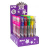 (15229) APLI BOLÍGRAFO GEL PEN GLITTER LIVE COLORES SURTIDOS -EXPOSITOR 48U-