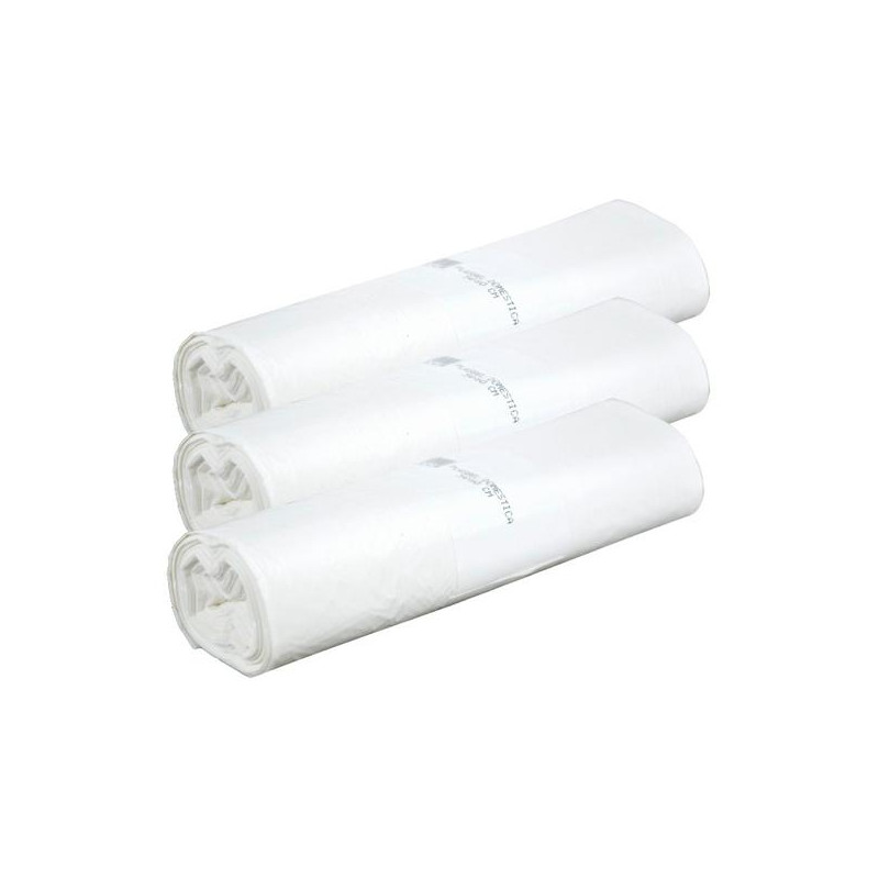 (08004) BOLSA DE BASURA DOMESTICA BELSACK G55 30L 54X60 BLANCA -ROLLO 20U-