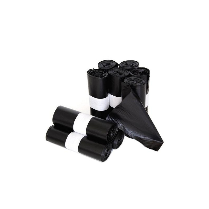 (40052NE) BOLSA DE BASURA DOMESTICA G50 30L 55X60 NEGRO -ROLLO 20U-