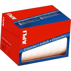 (01688) APLI ETIQUETAS PARA PRECIOS 22X32MM ESCRITURA MANUAL C/ROMOS ROLLO DE 2000 BLANCO