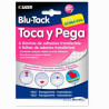 (1694) BOSTIK ADHESIVO TRANSFERIBLE BLU TACK TOCA Y PEGA 4 LÁMINAS