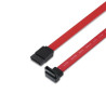 (A130-0155) AISENS CABLE SATA III DATOS 6G DATOS ACODADO ROJO 0