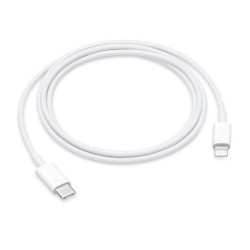 (MM0A3ZM/A - MUQ93ZM/) APPLE CABLE-APPLE USB-C - LIGHING, 1 M BLANCO