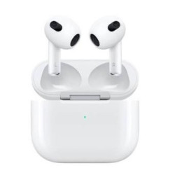 (MME73ZM/A) APPLE AIRPODS AURICULARES V3 BLUETOOTH 5.0 CON ESTUCHE DE CARGA INALÁMBRICA