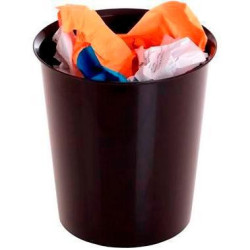 (2001 NE) ARCHIVO 2000 PAPELERA DE PLÁSTICO ARCHIVO 2000 OPCIONAL ARO SUJETABOLSAS CAPACIDAD 18 LITROS 290X310 MM NEGRO