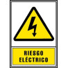 (6172-03 AM) ARCHIVO 2000 SEÑAL "RIESGO ELÉCTRICO" 210X297 PVC AMARILLO