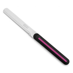 (373631) ARCOS CUCHILLO DESAYUNO NEGRO-FUCSIA POLIPROPILENO
