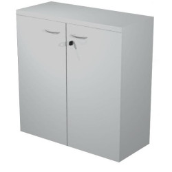 (030PM-9) ARTEXPORT ARMARIO BAJO PRESTO CON PUERTAS 1 ESTANTE 22MM REGULABLE CON TRASERA GRIS