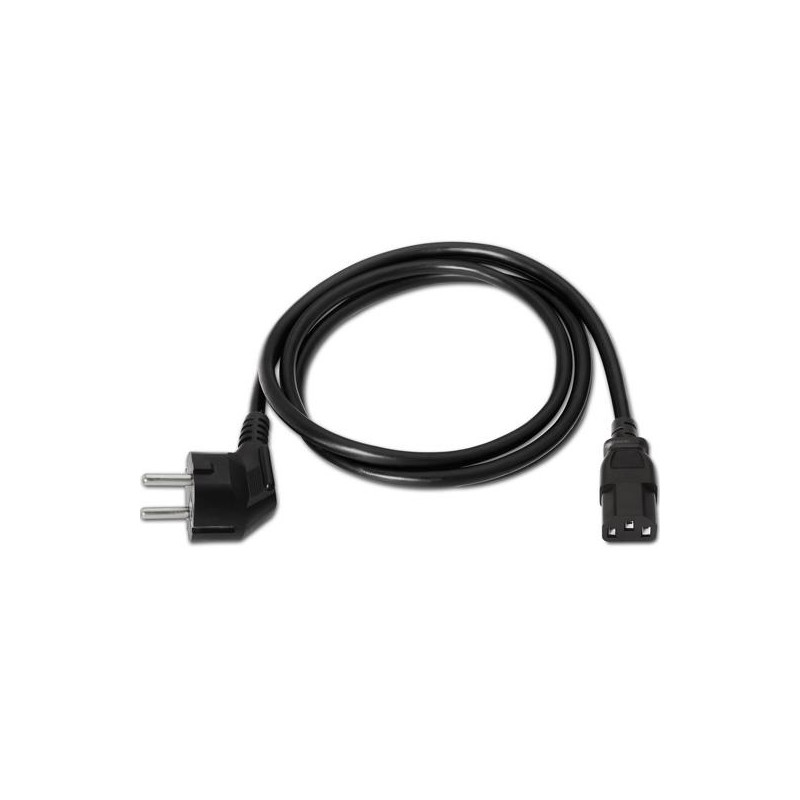 (A132-0167) AISENS CABLE ALIMENTACIÓN CPU CEE7/M - C13/H NEGRO 1