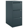 (1633A-AV1) BISLEY ARCHIVADOR METÁLICO BS1633 PREMIUM 3 CAJONES FOLIO CARPETAS COLGANTES MULTIFORMATO FONDO 62CM ANTRACITA