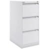 (1633A-BA5) BISLEY ARCHIVADOR METÁLICO BS1633 PREMIUM 3 CAJONES FOLIO CARPETAS COLGANTES MULTIFORMATO FONDO 62CM BLANCO