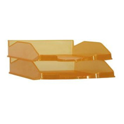 (742 NA TL) ARCHIVO 2000 BANDEJA ARCHIVO 2000 APILABLE EN 3 POSICIONES FONDO LISO FORMATO DIN A4 Y FOLIO 345X255X60 MM NARAN...