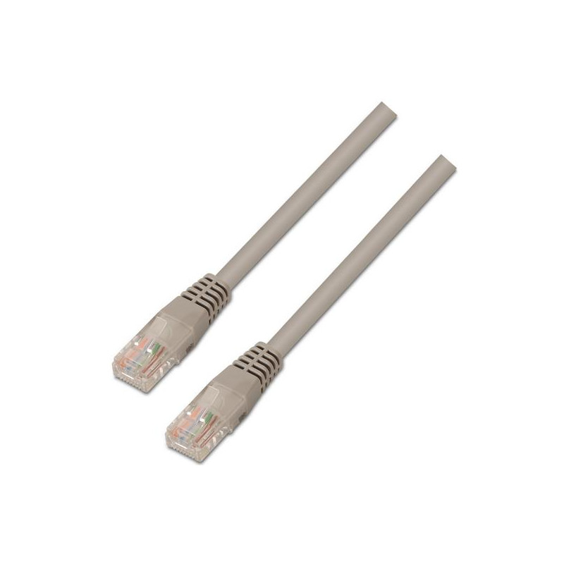 (A133-0177) AISENS CABLE DE RED LATIGUILLO RJ45 CAT.5E UTP AWG24 GRIS 1