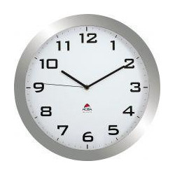 (ALHORISSIMO GS) ARCHIVO 2000 RELOJ DE PARED ANALÓGICO GRIS CON LENTE CRISTAL 55X380MM