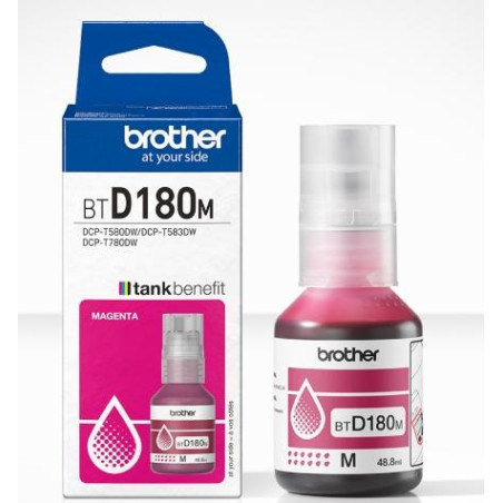 (BTD180M) BROTHER BOTELLA DE TINA MAGENTA DCP-T580DW/T780DW