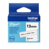 (BTAG231) BROTHER CINTA DOMÉSTICA BTAG NEGRO SOBRE BLANCO - PTN10, PTN20, PTN25BT - 12MMX4M