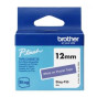 (BTAGF35) BROTHER CINTA DOMÉSTICA BTAG BLANCO SOBRE MORADO - PTN10, PTN20, PTN25BT - 12MMX4M