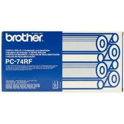 (PC74RF) BROTHER RECAMBIO 4 BOBINAS NEGRO T-72/74/76/78/84/94/96/104/106