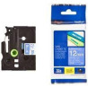 (TZE535) BROTHER CINTA ROTULADORA LAMINADA TEXTO BLANCO SOBRE AZUL - 12MMX8M