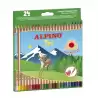 (AL000129) ALPINO LÁPICES DE COLORES TRI 175MM C/SURTIDOS ESTUCHE 24 UD