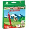 (AL010600) ALPINO LÁPICES DE COLORES 175MM C/SURTIDOS ESTUCHE 36 UD