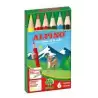 (AL010651) ALPINO LÁPICES DE COLORES CORTOS 85MM C/SURTIDOS ESTUCHE 6 UD