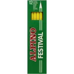 (C0131002) ALPINO LÁPICES DE COLORES FESTIVAL AMARILLO CAJA 12 UD