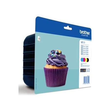(LC123VALBP) BROTHER TINTA BK/C/M/Y MFC-J4410DW/J4510DW - PACK 4 COLORES