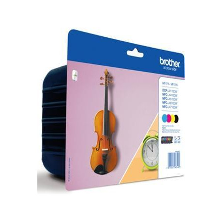 (LC127XLVALBP) BROTHER TINTA BK/C/M/Y  MFC-J4410DW/J4510DW - BLISTER - PACK 4 COLORES