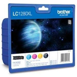 (LC1280XLVALBP) BROTHER TINTA BK/C/M/Y MFC-J6510DW/J6710DW/J6910DW - PACK 4 COLORES