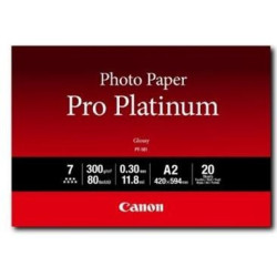 (2768B067) CANON PAPEL FOTOGRAFICO PT-101 A2 PRO PLATINUM 300GR. (20 HOJAS)