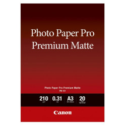 (8657B006) CANON PAPEL FOTOGRAFICO PM-101 A3 PRO PREMIUM MATTE 210GR. (20 HOJAS)