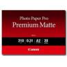 (8657B017) CANON PAPEL FOTOGRAFICO PM-101 A2 PRO PREMIUM MATTE 210GR. (20 HOJAS)