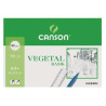 (C200400714) CANSON BLOC VEGETAL BASIK ENCOLADO 50 HOJAS 90 GR. 23X32,4CM