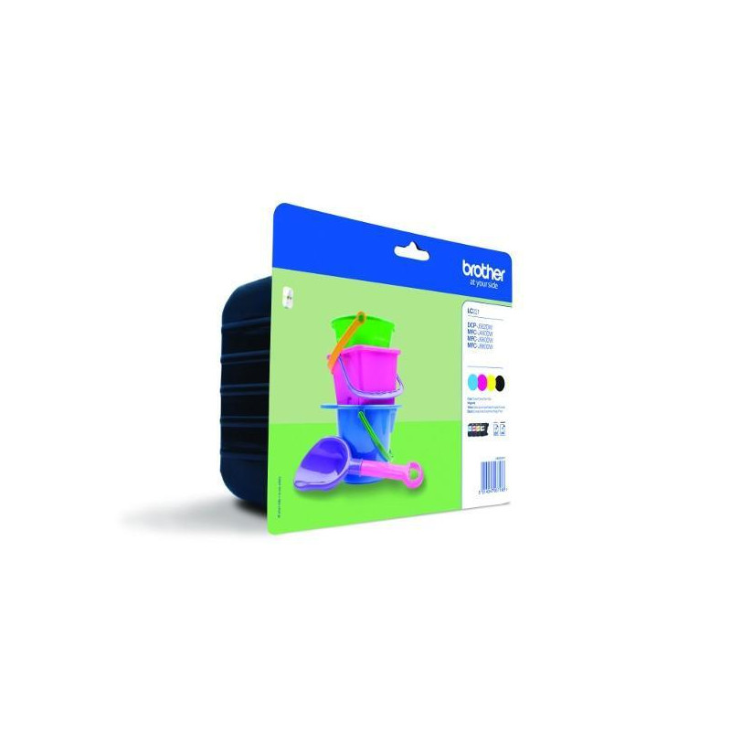 (LC221VALBP) BROTHER TINTA BK/C/M/Y DCP-J562DW - MFC-J480DW/J880DW - PACK 4 COLORES