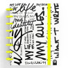 (66017080) CARCHIVO CUADERNO INGENIOX EDIT MY LIFE A5 80H 100GR RAYAS AMARILLO NEÓN