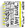 (66017180) CARCHIVO CUADERNO INGENIOX EDIT MY LIFE A5 80H 100GR CUADRÍCULA AMARILLO NEÓN