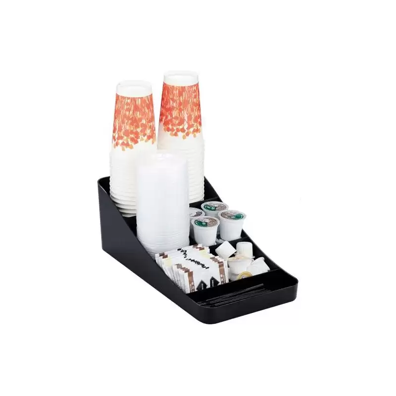 (CD904 NE) ARCHIVO 2000 BANDEJA ORGANIZADORA LA HORA DEL CAFÉ 7 COMPARTIMENTOS NEGRO