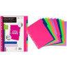 (49051099) CARCHIVO SEPARADORES 10 POSICIONES A4 PP EXTRA FUERTE FASHION COLORES