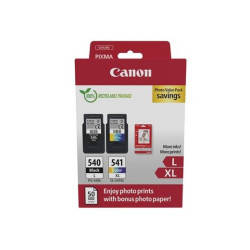 (5224B012) CANON TINTA ECOPACK BK+ C / M / Y + 50H PAPEL FOTOGRÁFICO 10X15 PARA PIXMA MG 2150/2250/3150/3250/3550/3650/3650...