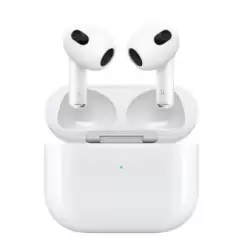 (MME73ZM/A) APPLE AIRPODS AURICULARES V3 BLUETOOTH 5.0 CON ESTUCHE DE CARGA INALÁMBRICA