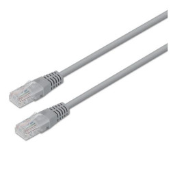(A135-0236) AISENS CABLE DE RED LATIGUILLO RJ45 CAT.6 UTP AWG24 GRIS 20M