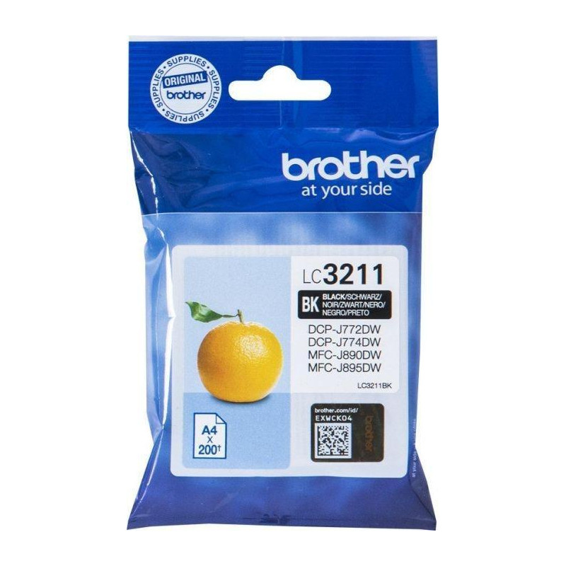 (LC3211BK) BROTHER TINTA NEGRO DCP-J572DW - MFC-J491DW/J497DW/J890DW/J895DW